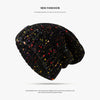 Women's Mixed Color Thermal Knitting Sleeve Cap