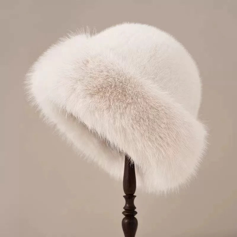 Mink-like Warm Plush Bucket Hat Ear Protection