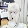 Stylish Fox Fur Earmuffs Hat
