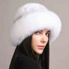 Mink Hair Hat Lady Braided Fur Winter