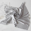 Solid Silk Neck Scarf
