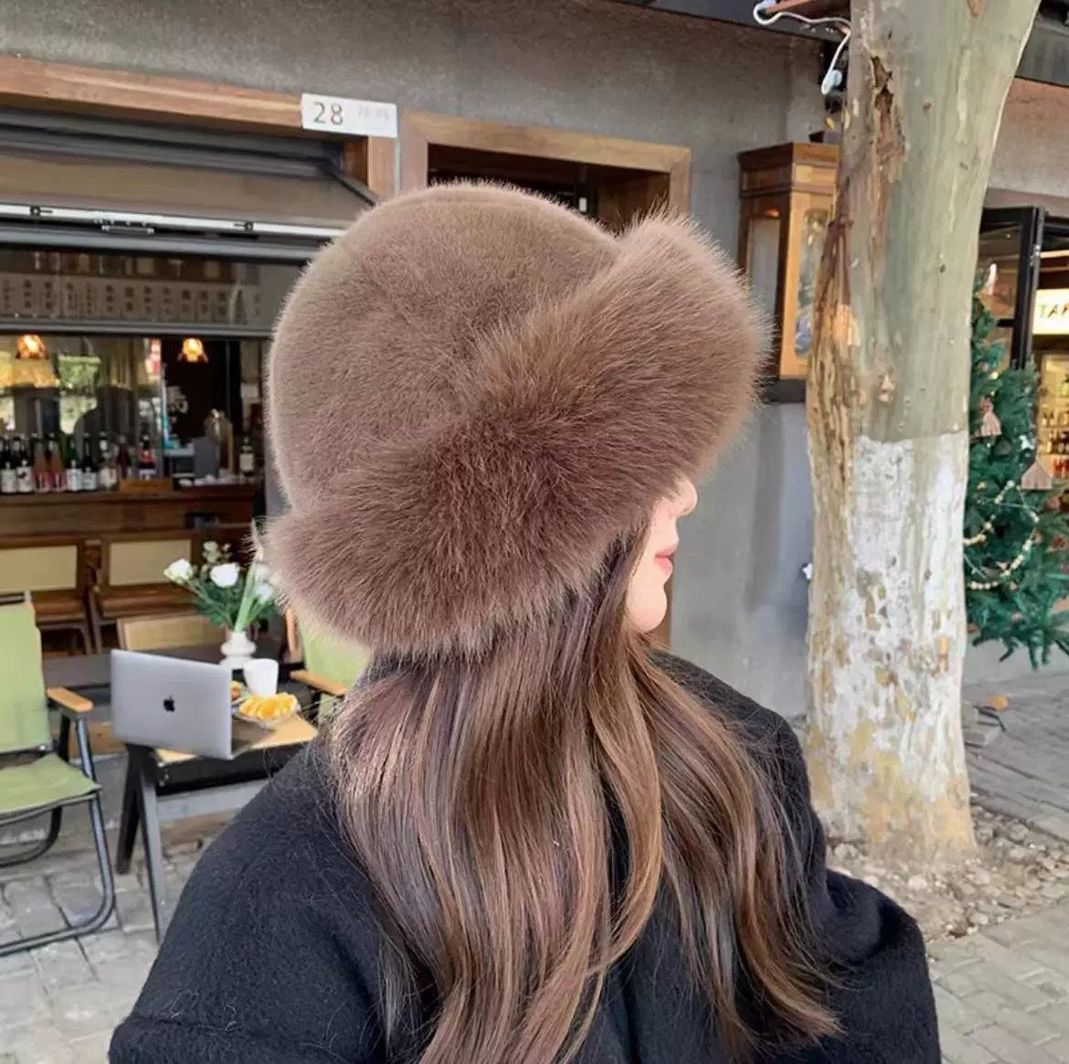 Mink-like Warm Plush Bucket Hat Ear Protection