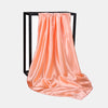 Versatile 90 Satin Shawl Scarf Pure Satin Women's Pure Generous Scarf
