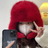 Mink Velvet Female Northeast Plush Bonnet