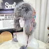 Stylish Fox Fur Earmuffs Hat