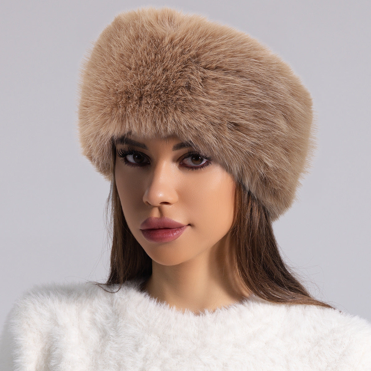 Winter Faux Fur Thickened Head Wrap