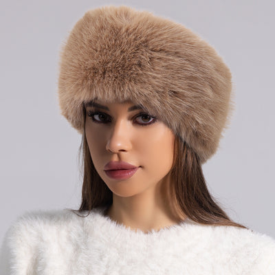 Winter Faux Fur Thickened Head Wrap