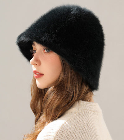 Real Rabbit Plush Hat