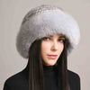 Mink Hair Hat Lady Braided Fur Winter