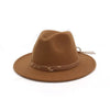Chic Wide Brim Wool Fedora Hats