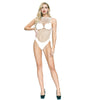 Women's Hollow Stockings Mesh Bodysuit