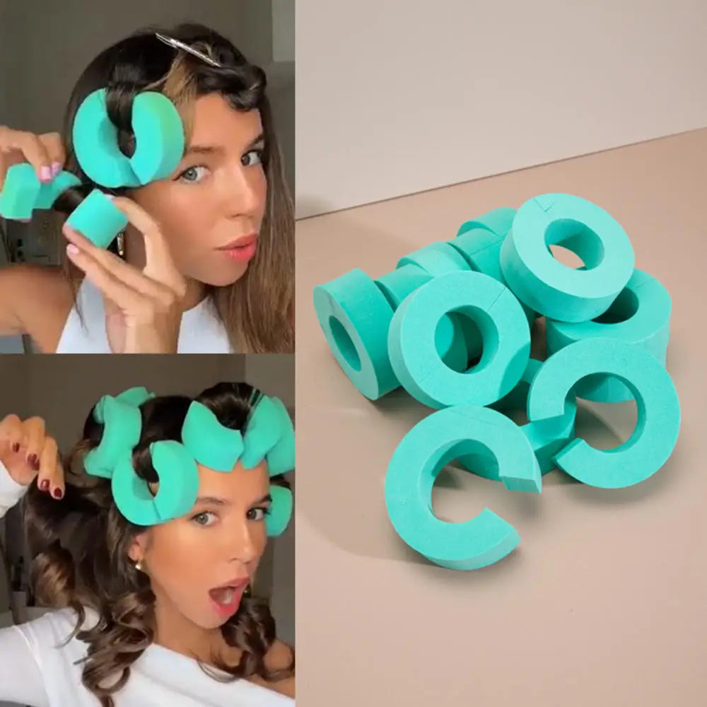 Heat Free Hair Curler C-Shaped Hair Loop Curling Rod
