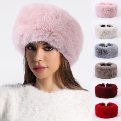 Winter Faux Fur Thickened Head Wrap