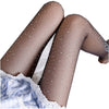 Anti-snagging rhinestone stockings