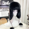 Stylish Fox Fur Earmuffs Hat