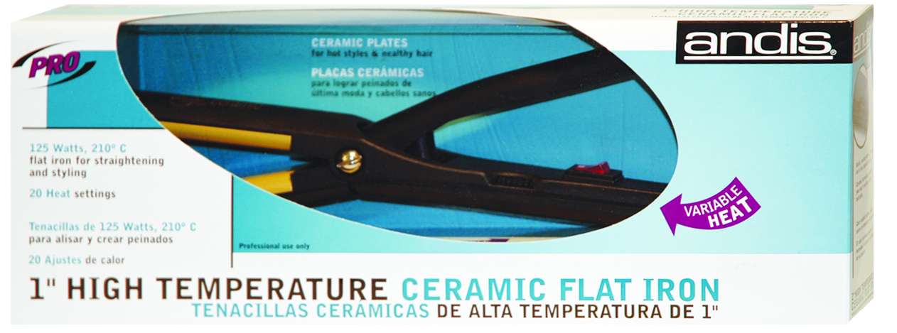 Andis 1in Gold Ceramic Flat Iron