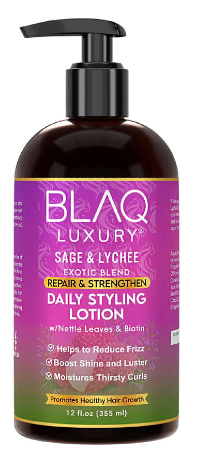 BLAQ LUXURY SAGE & LYCHEE DAILY STYLING LOTION