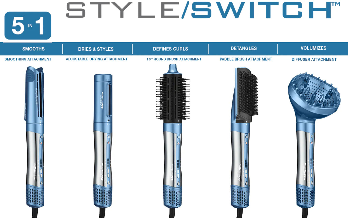BaBylissPRO StyleSwitch™ Multi-Styler