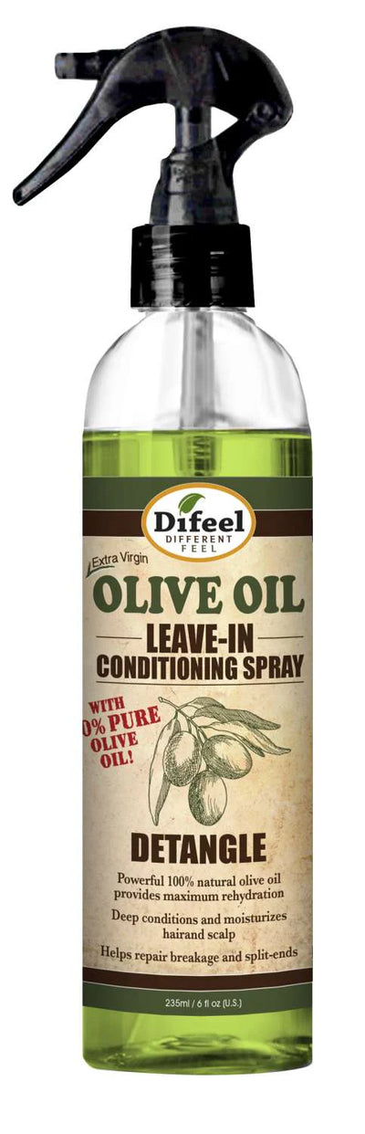 DIFEEL OLIVE OIL LEAVE IN CONDITIONING SPRAY DETANGLE