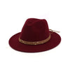 Chic Wide Brim Wool Fedora Hats