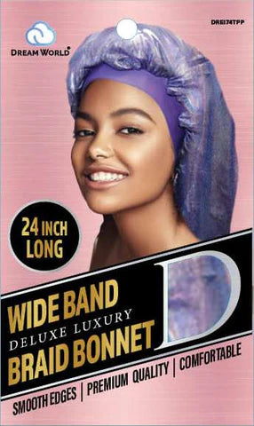 Dream World Wide Band Braid Bonnet