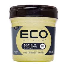 Eco Styling Gel Black Castor & Flaxseed Oil