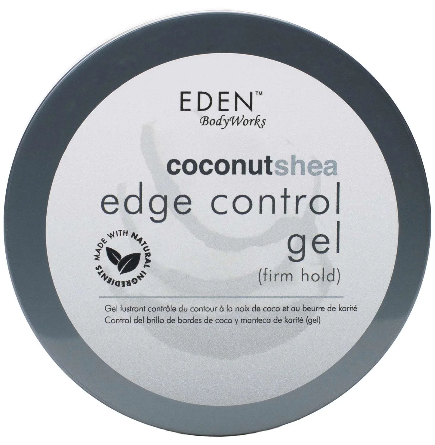 Eden Bodyworks Coconut Shea Edge Control Gel Firm Hold