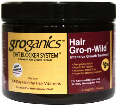 GROGANICS HAIR GRO-N-WILD