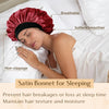 Satin Sleep Bonnet Double Layer