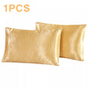 1Pc Queen Satin Silk Pillow case Cover