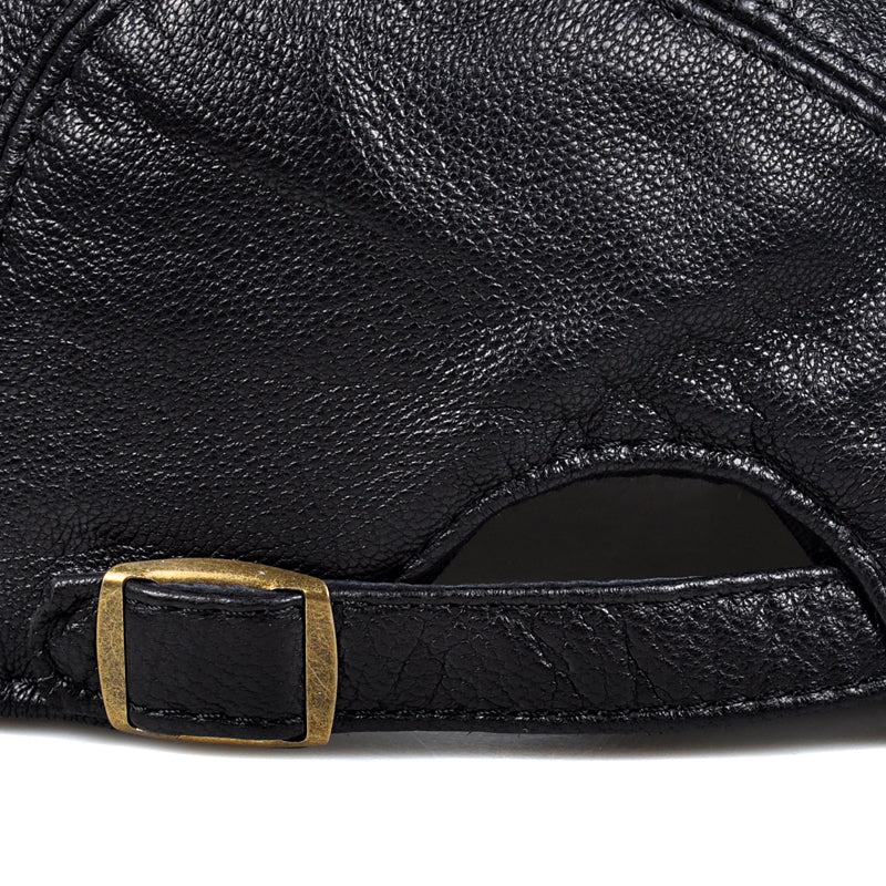 Genuine Leather Baseball Cap