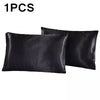 1Pc Queen Satin Silk Pillow case Cover