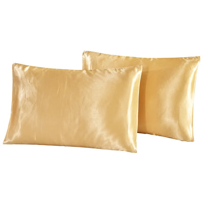 1Pc Queen Satin Silk Pillow case Cover