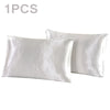 1Pc Queen Satin Silk Pillow case Cover