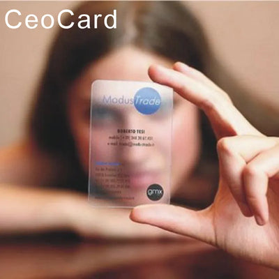 85x54mm PVC Plastic Transpart Card