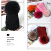 Big Real Fur Knitted Beanie