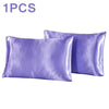1Pc Queen Satin Silk Pillow case Cover