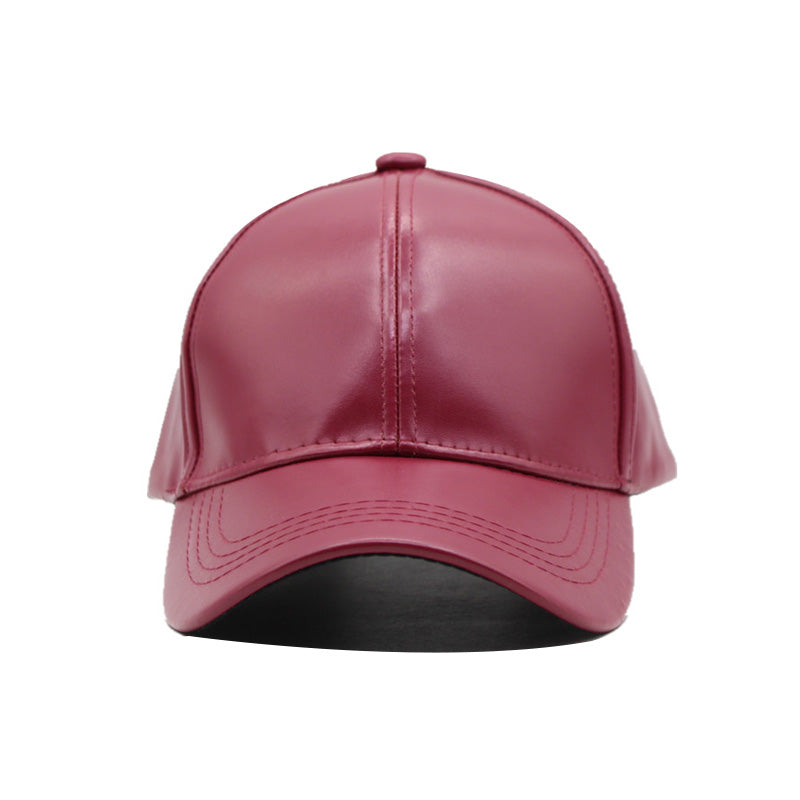 Men Casquette Baseball Caps Leather