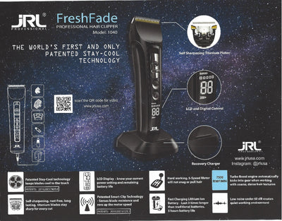 JRL FreshFade 1040 Cordless Clipper