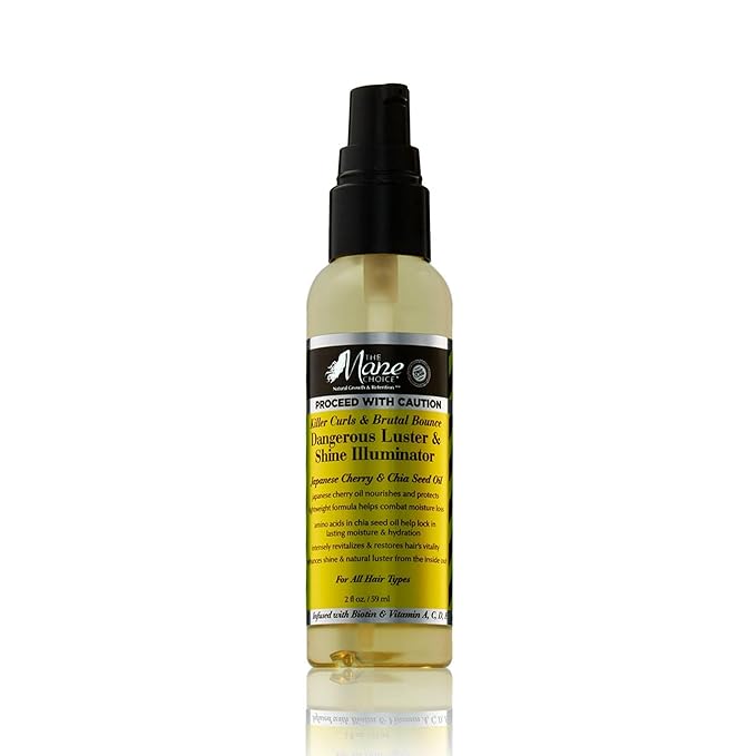 The Mane Choice Proceed with Caution Killer Curls & Brutal Bounce Dangerous Luster & Shine Illuminator