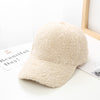 Stylish Lambswool Baseball Cap
