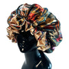 Women Satin Bonnet Cap Double Layer Silk