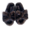 Women's Flats Slippers Female Shoes Ladies Fluffy Flip Flops Real Fur Slippers For Home 2024 Mink Fur Slippers Shoes For Women