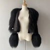 Jxwatcher Wool Coat for Women Real Mongolian Fur Collar Cuffs Winter Fashion Solid Color Tweed Cropped Jacket Fall New Arrival