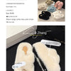 Woman Furry Ladies Faux Fur Luxury Fluffy Plush Slipper House Fuzzy Girl Platform Indoor Flat Casual sandals Round Toe Winter