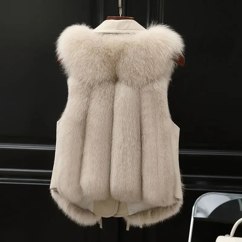 Short Fur Waist length Vest