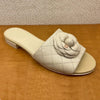 High End Luxury Flower Slippers Women Camellia Shoes Open Toe Slides Femme Outside&Home Pantuflas Sandals Ladies Flip Flops