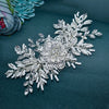 DZ099 Vintage Bridal Hair Accessories Shiny Rhinestones Handmade Women Tiara Leaves Wedding Hair Comb Flower Bridal Hairpins
