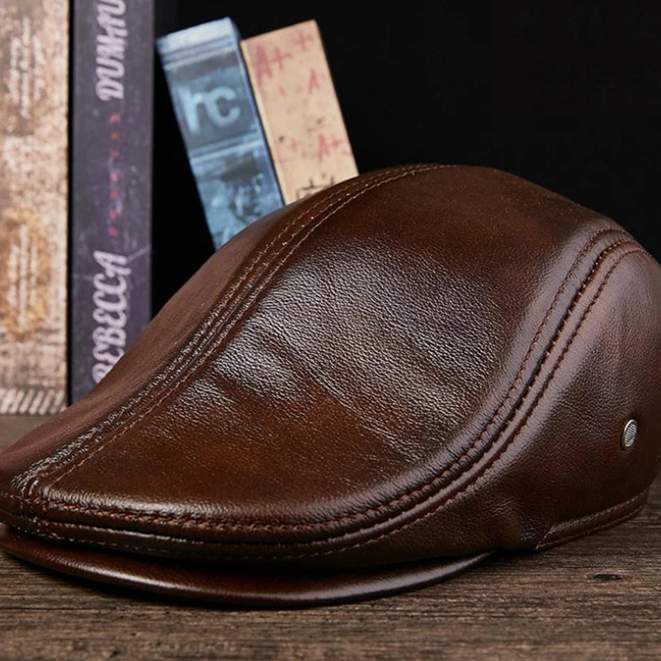 Real Leather Duckbill Hats