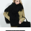 Jxwatcher Wool Coat for Women Real Mongolian Fur Collar Cuffs Winter Fashion Solid Color Tweed Cropped Jacket Fall New Arrival